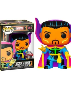 Figura Funko POP MARVEL Dr. Strange Black Light – ilevel. Librería, cómics y regalos