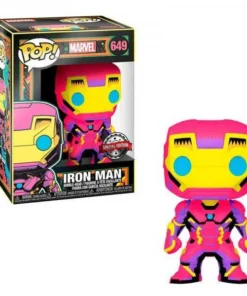 Figura Funko POP MARVEL Iron Man Black Light – ilevel. Librería, cómics y regalos