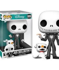Figura Funko POP Jumbo Pesadilla Antes de Navidad Jack with Zero – ilevel. Librería, cómics y regalos