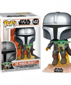 Figura Funko POP Star Wars. The Mandalorian. Mando Flying With Jet Pack – ilevel. Librería, cómics y regalos