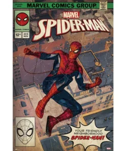 POSTER MARVEL SPIDER-MAN PORTADA COMIC – ilevel. Librería, cómics y regalos