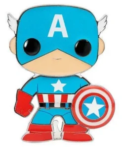 Figura Funko POP Pin MARVEL Capitán América – ilevel. Librería, cómics y regalos