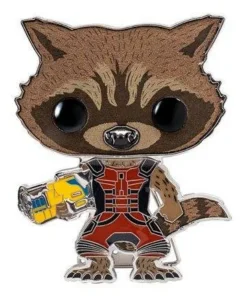 Figura Funko POP Pin MARVEL Mapache Cohete – ilevel. Librería, cómics y regalos