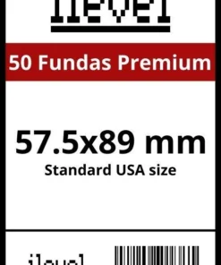 Fundas para cartas 57.5×89 mm Premium – ilevel. Librería, cómics y regalos