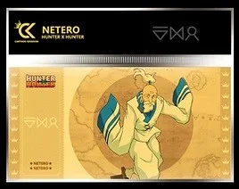 Golden Ticket Hunter x Hunter Netero – ilevel. Librería, cómics y regalos
