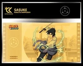 Golden Ticket Naruto Shippuden Sasuke – ilevel. Librería, cómics y regalos