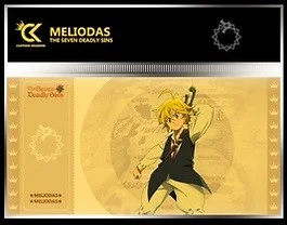 Golden Ticket The Seven Deadly Sins Meliodas – ilevel. Librería, cómics y regalos