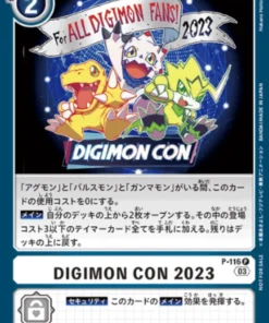 DIGIMON CON 2023 P-116 | Paquete promocional DIGIMON CON