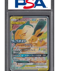 Eevee y Snorlax 297/sm-p | Campaña de cajas de refuerzo Tag Bolt | PSA