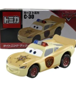Tomica Cars C-30 Rayo McQueen (Tipo Sheriff)