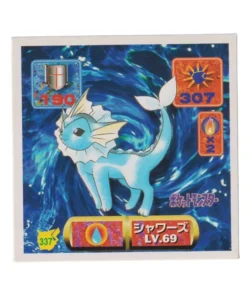 Pegatina de Pokémon Amada (1997): 337 Vaporeon