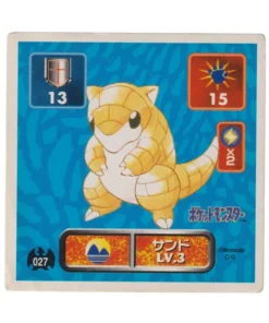 Pegatina Pokémon Amada (1996): 027 Sandshrew