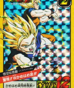 ¡¡Goku y Gohan Sorpresa!! ¡¡¡W Kamehameha!!! | Conjunto premium de súper batalla de Carddass vol.2