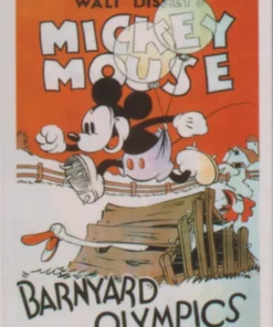Tarjeta de personaje de Disney Club Amada – Mickey Mouse: Barnyard Olympics