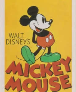 Tarjeta de personaje de Disney Club Amada – Mickey Mouse de Walt Disney