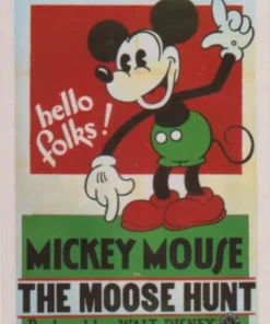 Tarjeta de personaje de Disney Club Amada – Mickey Mouse en The Mouse Hunt