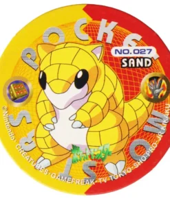 Sandshrew No.027 | Pokemon MARU MENKO AMADA