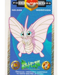 Polilla venenosa No.049 | Pokemon KAKU MENKO Amada