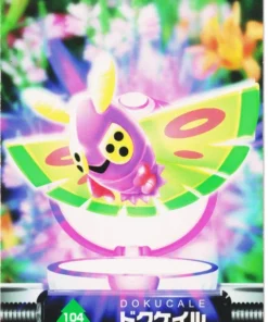 Dustox No.104 | Tarjeta Pokedex de generación avanzada de Pokémon