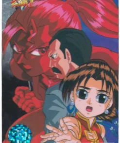 ¡La sombra de un asesino se acerca desde la oscuridad! 37 | Tarjeta Carddass Street Fighter II V