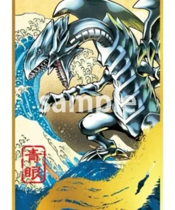 ¡Yu-Gi-Oh! Postal Ojos Azules Dragón Blanco Ukiyoe