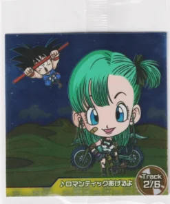 Bulma y Goku 6-17 R | Pegatinas de oblea de Dragon Ball
