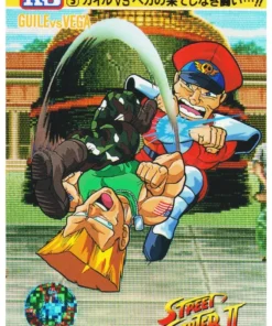 GUILE VS VEGA 5 | Carddass Street Fighter II
