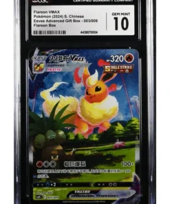 Flareon Vmax 003/009 csHC | Caja de regalo de Eevee (China) | CGC