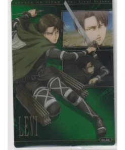 Levi n.° 04 | Tarjeta de oblea de Ataque a los Titanes