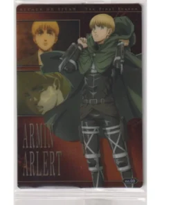 Armin Arlert n.° 03 | Tarjeta de oblea de Ataque a los Titanes