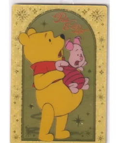 Winnie the Pooh y Piglet 21 | Tarjeta de oblea de Disney