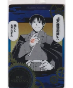 Roy Mustang 1-04 C | Tarjeta de oblea de FullMetal Alchemist