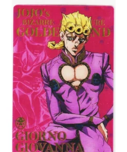 Giorno Giovanna No.01 | Tarjeta de oblea La extraña aventura de JoJo