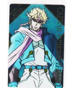 Tarjeta de oblea Caesar Zeppeli n.° 07 | JoJo’s Bizarre Adventure