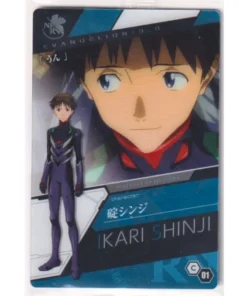 Tarjeta de oblea de Evangelion de Ikari Shinji C 01