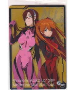 Asuka y Mari SP 37 | Tarjeta de oblea de Evangelion