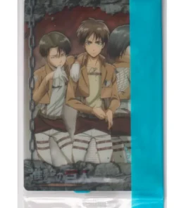 Eren, Levi y Mikasa ATW-1-10 | Carta transparente de Ataque a los Titanes