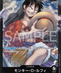 Monkey D. Luffy ST08-001- cubierta lateral de Luffy