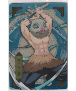 Inosuke Hashibira 004 | Tarjeta de oblea Demon Slayer Vol.4
