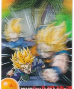 Goku, Trunks y Vegeta 003 | Colección de obleas 3D de Dragon Ball