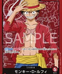 Monkey.D.Luffy (Foill) ST01-001 L | Juego de barajas familiares