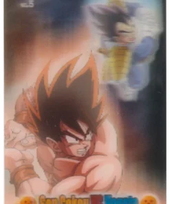 Son Goku vs. Vegeta n.° 5 | Cartas de gomita 3D de Dragon Ball (Gumica)