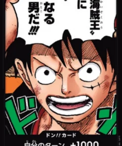 Tarjeta Don de Monkey.D.Luffy «Rey Pirata» – Promoción de One Piece