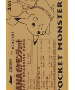 Pikachu Volador – Tarjeta de Embarque Dorada de Pokémon ANA
