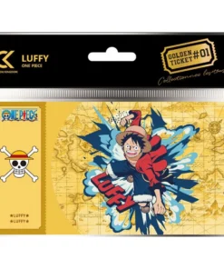 Golden Ticket One Piece Monkey D. Luff mod. 01 – ilevel. Librería, cómics y regalos