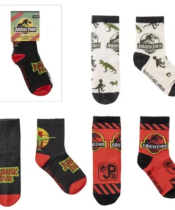 Pack Calcetines 3 Piezas Jurassic Park talla 23-26 – ilevel. Librería, cómics y regalos
