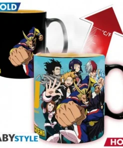 Taza térmica My Hero Academia 460 ml Grupo Héroes – ilevel. Librería, cómics y regalos