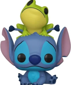 Funko POP Disney Lilo & Stitch Stitch con rana – ilevel. Librería, cómics y regalos