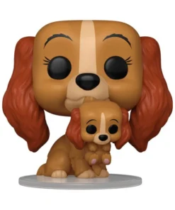 Funko POP Disney La dama y el vagabundo Lady with puppy – ilevel. Librería, cómics y regalos