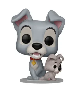 Funko POP Disney La dama y el vagabundo Vagabundo con cachorro – ilevel. Librería, cómics y regalos
